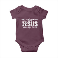 Dont Sit At Tables That Jesus Would Have Flipped Baby Onesie Funny Christian