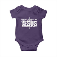 Dont Sit At Tables That Jesus Would Have Flipped Baby Onesie Funny Christian