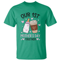 Funny Our First Mother's Day Together T Shirt Mom And Baby Matching