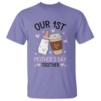 Funny Our First Mother's Day Together T Shirt Mom And Baby Matching