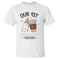 Funny Our First Mother's Day Together T Shirt Mom And Baby Matching