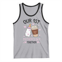 Funny Our First Mother's Day Together Tank Top Mom And Baby Matching
