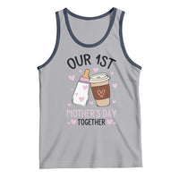 Funny Our First Mother's Day Together Tank Top Mom And Baby Matching