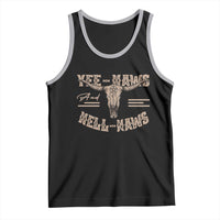 Funny Yee Haws And Hell Naws Tank Top Western Country Cowboy Longhorn Skull