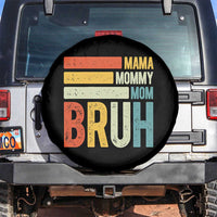 Funny Mama Mommy Mom Bruh Spare Tire Cover Mother's Day Vintage Stripes