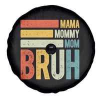 Funny Mama Mommy Mom Bruh Spare Tire Cover Mother's Day Vintage Stripes