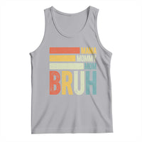 Funny Mama Mommy Mom Bruh Tank Top Mother's Day Vintage Stripes