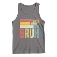 Funny Mama Mommy Mom Bruh Tank Top Mother's Day Vintage Stripes