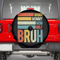 Funny Mama Mommy Mom Milf Bruh Spare Tire Cover Mother's Day Vintage Stripes