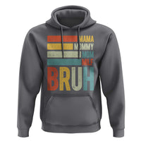 Funny Mama Mommy Mom Milf Bruh Hoodie Mother's Day Vintage Stripes