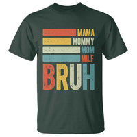 Funny Mama Mommy Mom Milf Bruh T Shirt Mother's Day Vintage Stripes
