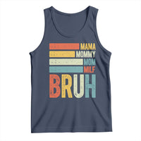 Funny Mama Mommy Mom Milf Bruh Tank Top Mother's Day Vintage Stripes