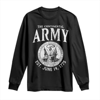 Continental Army America Independence Revolutionary War Seal Long Sleeve Shirt