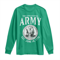 Continental Army America Independence Revolutionary War Seal Long Sleeve Shirt