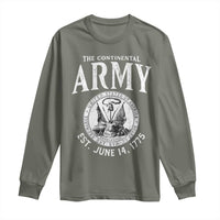 Continental Army America Independence Revolutionary War Seal Long Sleeve Shirt