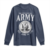 Continental Army America Independence Revolutionary War Seal Long Sleeve Shirt