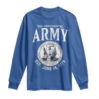 Continental Army America Independence Revolutionary War Seal Long Sleeve Shirt
