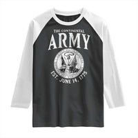 Continental Army America Independence Revolutionary War Seal Raglan Shirt