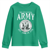 Continental Army America Independence Revolutionary War Seal Youth Sweatshirt