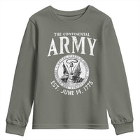 Continental Army America Independence Revolutionary War Seal Youth Sweatshirt