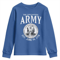 Continental Army America Independence Revolutionary War Seal Youth Sweatshirt