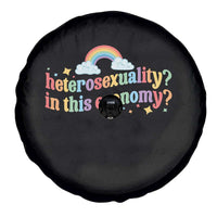 Funny Heterosexuality In This Economy Spare Tire Cover Rainbow LGBTQ+ Pride - Wonder Print Shop