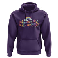 Funny Heterosexuality In This Economy Hoodie Rainbow LGBTQ+ Pride - Wonder Print Shop