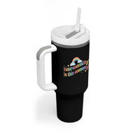 Funny Heterosexuality In This Economy Tumbler With Handle Rainbow LGBTQ+ Pride - Wonder Print Shop