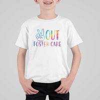 Adoption Foster Parents T Shirt For Kid Peace Out Foster Care