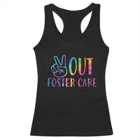Adoption Foster Parents Racerback Tank Top Peace Out Foster Care