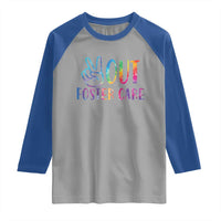 Adoption Foster Parents Raglan Shirt Peace Out Foster Care