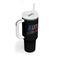 Adoption Foster Parents Tumbler With Handle Peace Out Foster Care