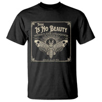 Funny Skull Moth T Shirt There Is No Beauty Without Some Strangeness Edgar Poe