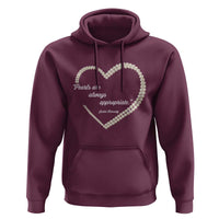 Pearls Are Always Appropriate Hoodie Jacqueline Kennedy Quotes
