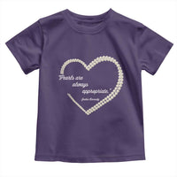 Pearls Are Always Appropriate Toddler T Shirt Jacqueline Kennedy Quotes