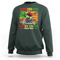 Juneteenth Breaking Every Chain Since 1865 Sweatshirt Hand Fist Freedom