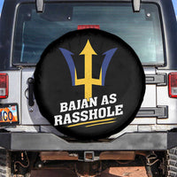 Funny Bajan As Rasshole Spare Tire Cover Barbados Tridents