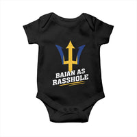 Funny Bajan As Rasshole Baby Onesie Barbados Tridents