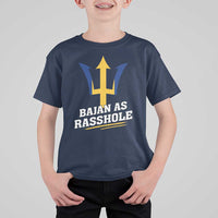Funny Bajan As Rasshole T Shirt For Kid Barbados Tridents