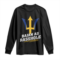 Funny Bajan As Rasshole Long Sleeve Shirt Barbados Tridents