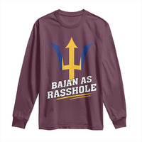 Funny Bajan As Rasshole Long Sleeve Shirt Barbados Tridents