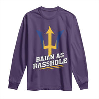 Funny Bajan As Rasshole Long Sleeve Shirt Barbados Tridents