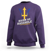 Funny Bajan As Rasshole Sweatshirt Barbados Tridents