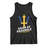 Funny Bajan As Rasshole Tank Top Barbados Tridents