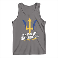 Funny Bajan As Rasshole Tank Top Barbados Tridents
