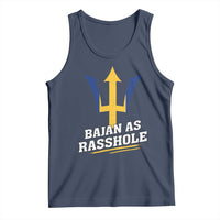 Funny Bajan As Rasshole Tank Top Barbados Tridents