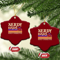 Nerdy Dad Ceramic Ornament Funny Fathers Day RPG Gaming D20 Tabletop