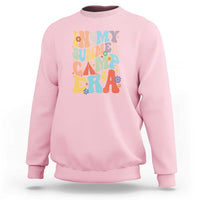 In My Summer Camp Era Sweatshirt Camper Retro Groovy Summer Vacation - Wonder Print Shop