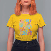 In My Summer Camp Era T Shirt For Women Camper Retro Groovy Summer Vacation - Wonder Print Shop