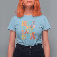 In My Summer Camp Era T Shirt For Women Camper Retro Groovy Summer Vacation - Wonder Print Shop